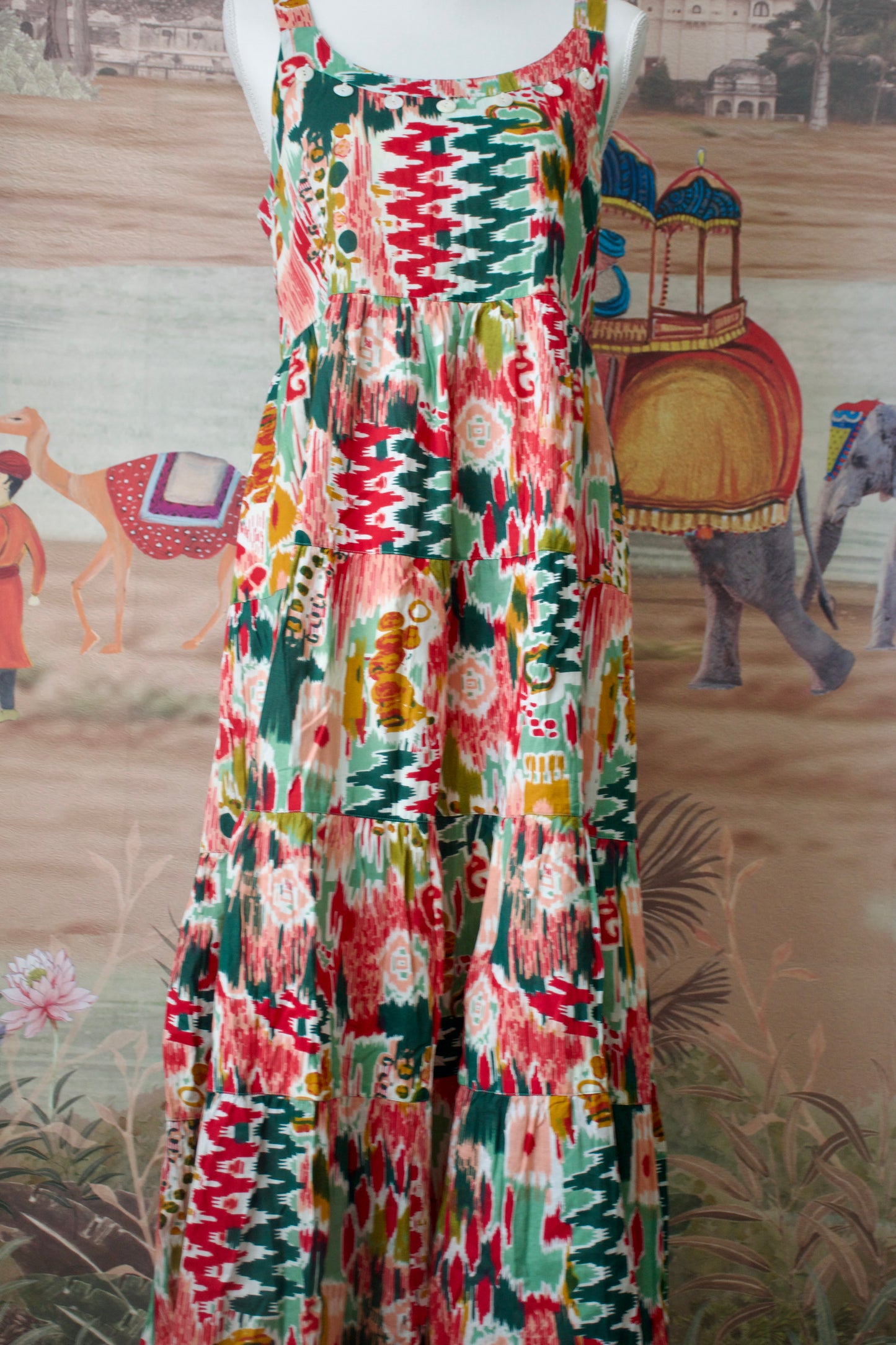 Multi-color spring dress