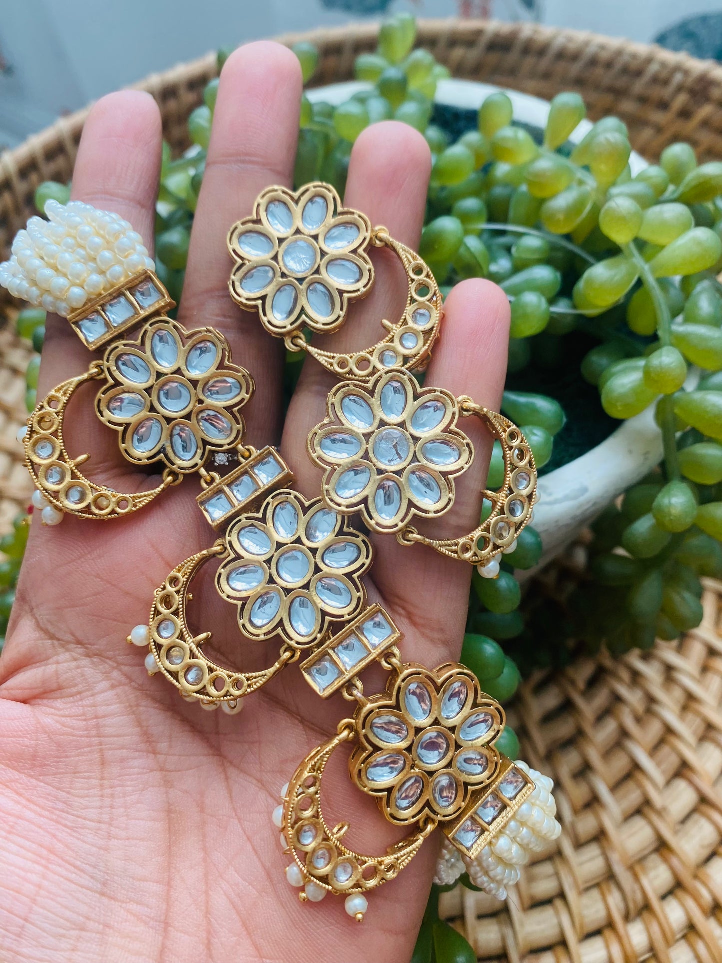 Indian Kundan Jewelry necklace