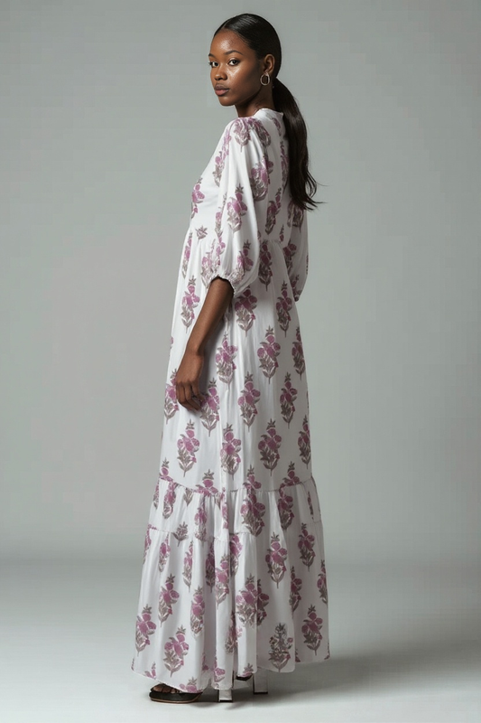 Floral spring dress