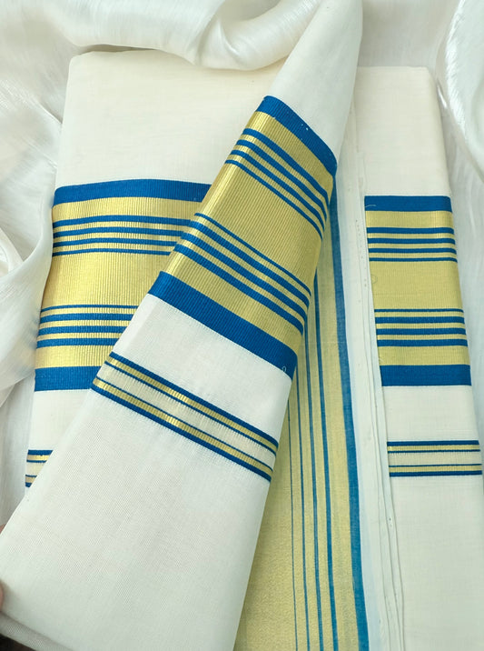 Handloom kerala kasavu saree