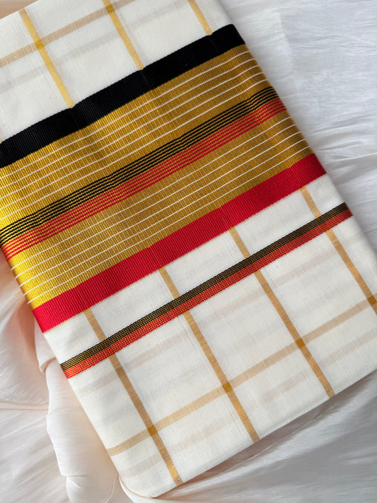 Cotton Kerala Saree