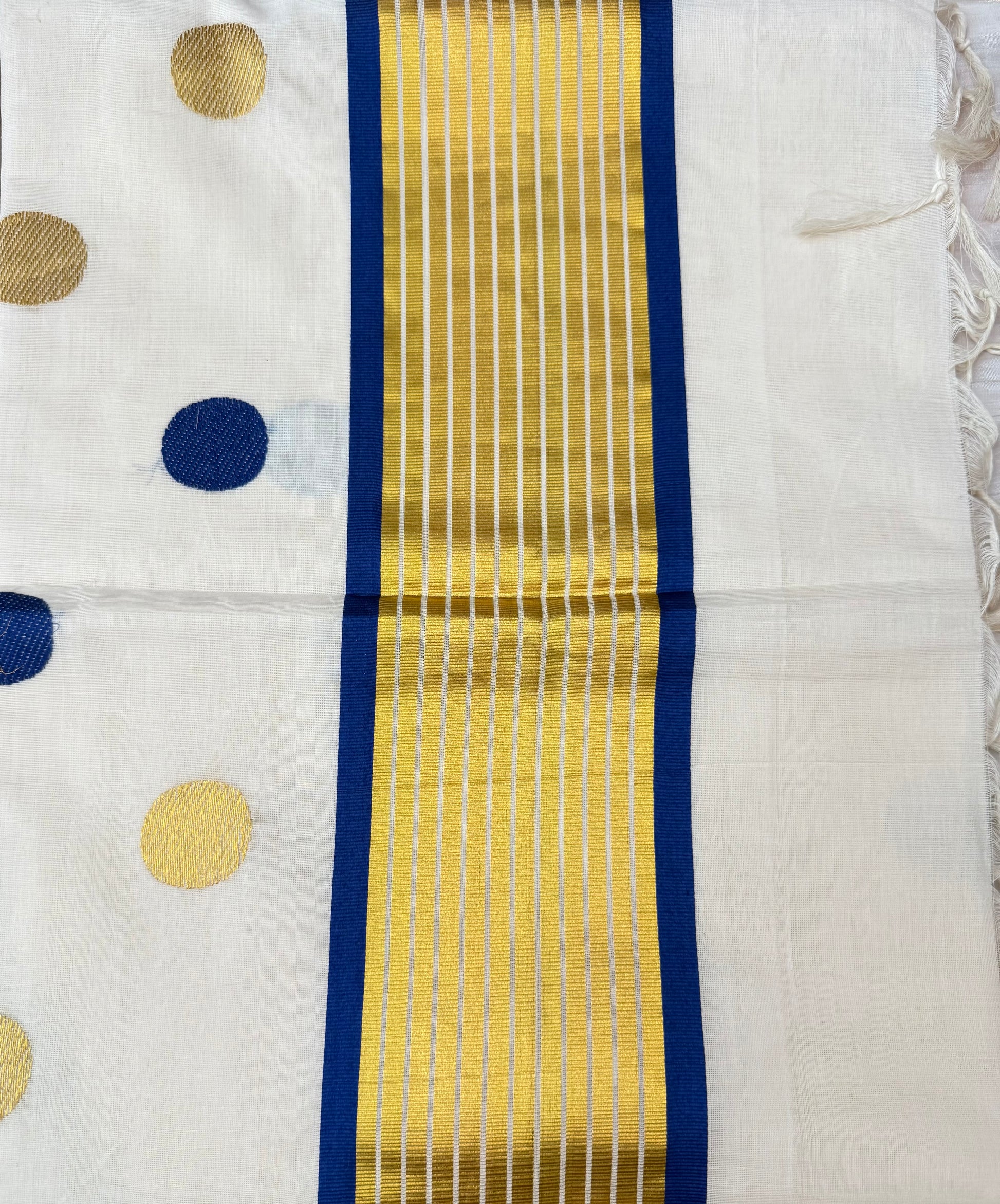 Premium Handloom Cotton Kerala Saree


