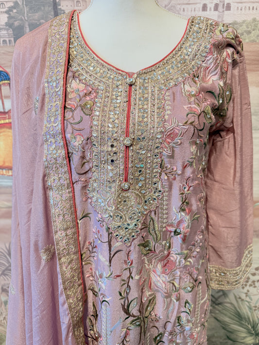 Designer Salwar with Palazzo pants