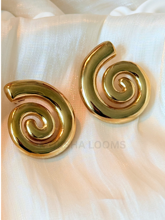 Gold-plated Earring