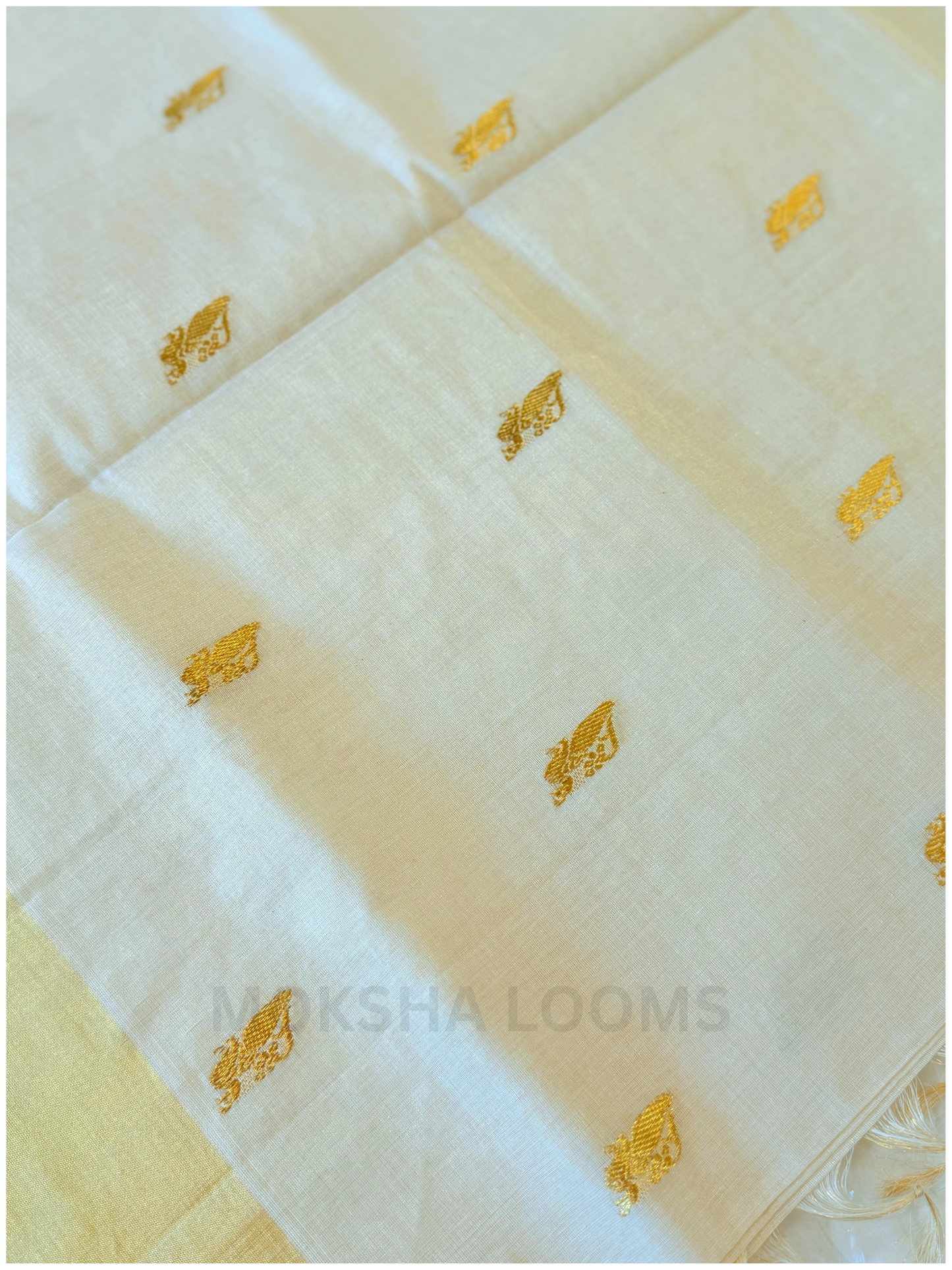 Premium handloon Kerala kasavu saree