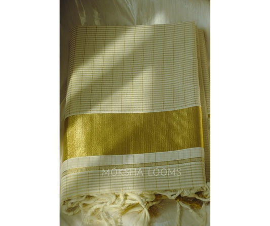 Kerala kasavu saree
