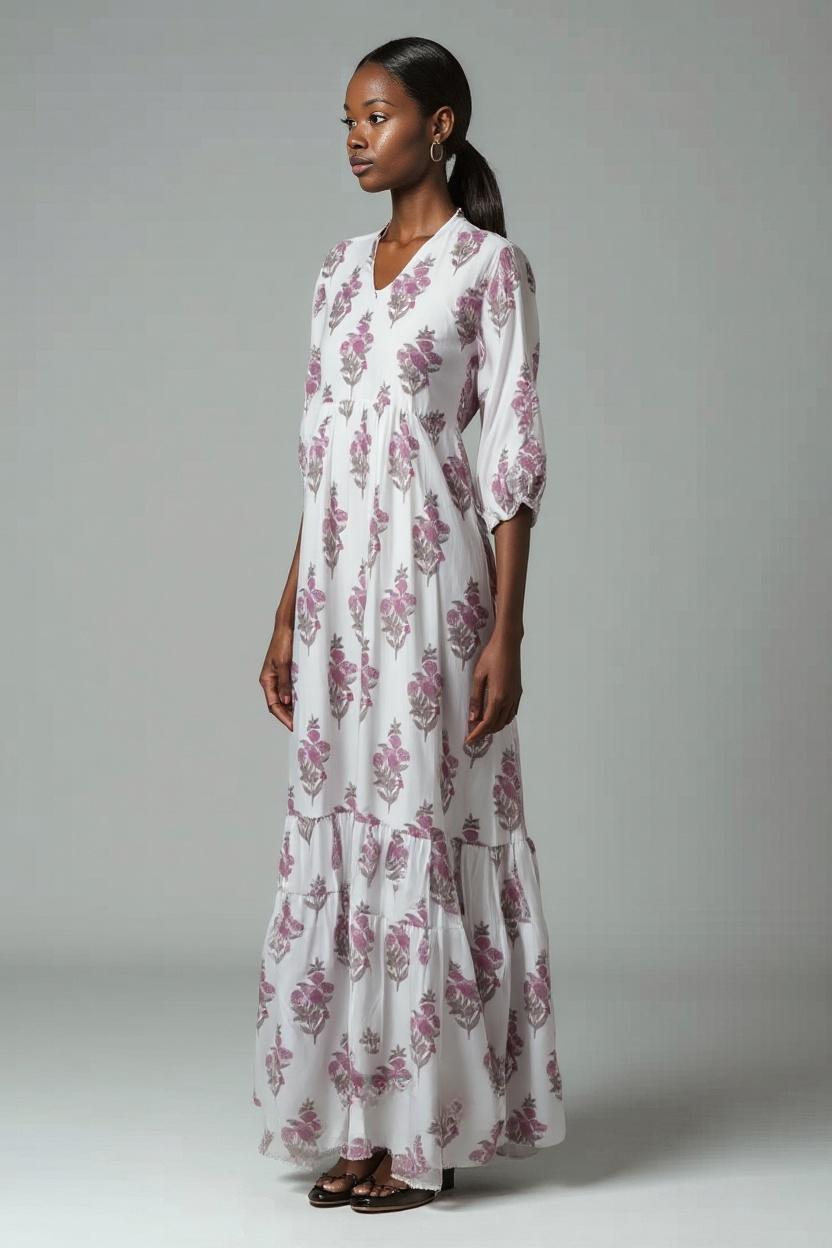 Floral spring dress