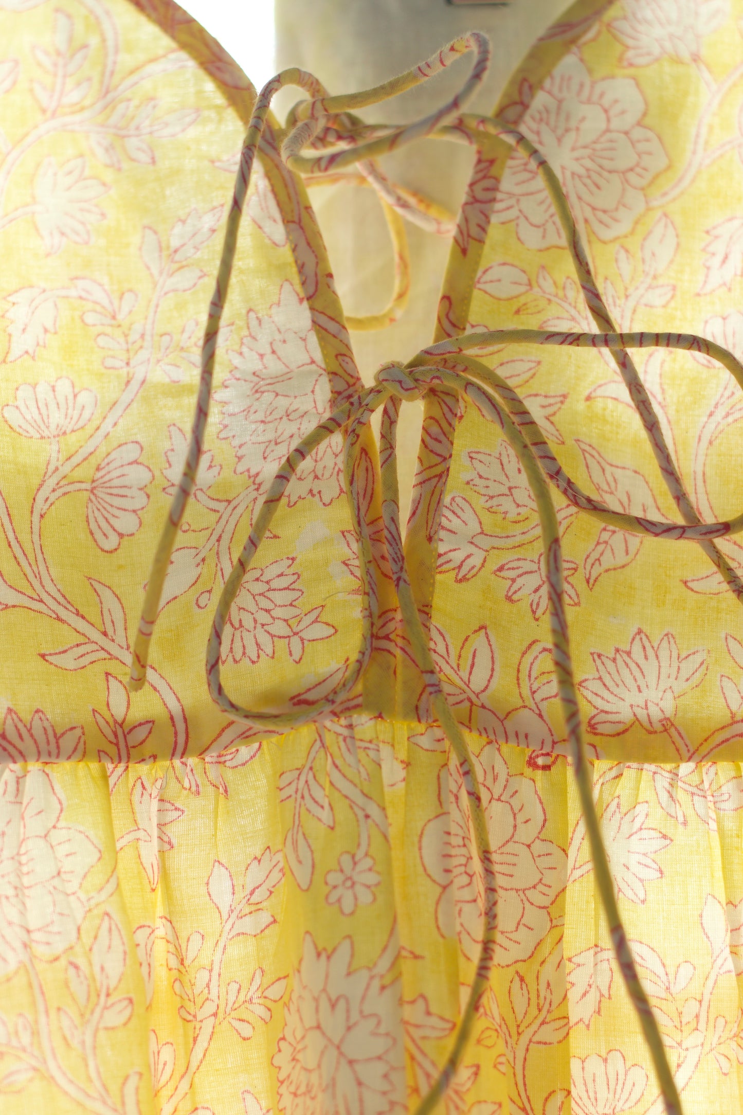 NOOR- The Sunlit Block print Dress