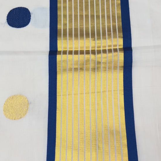 Premium Handloom Cotton Kerala Saree



